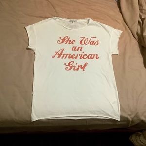 Casual She was an American girl Tshirt
